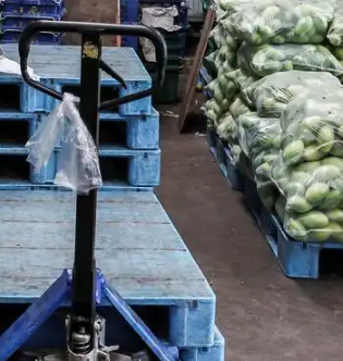 水果批發市場貨物搬運神器冠航手動液壓搬運車